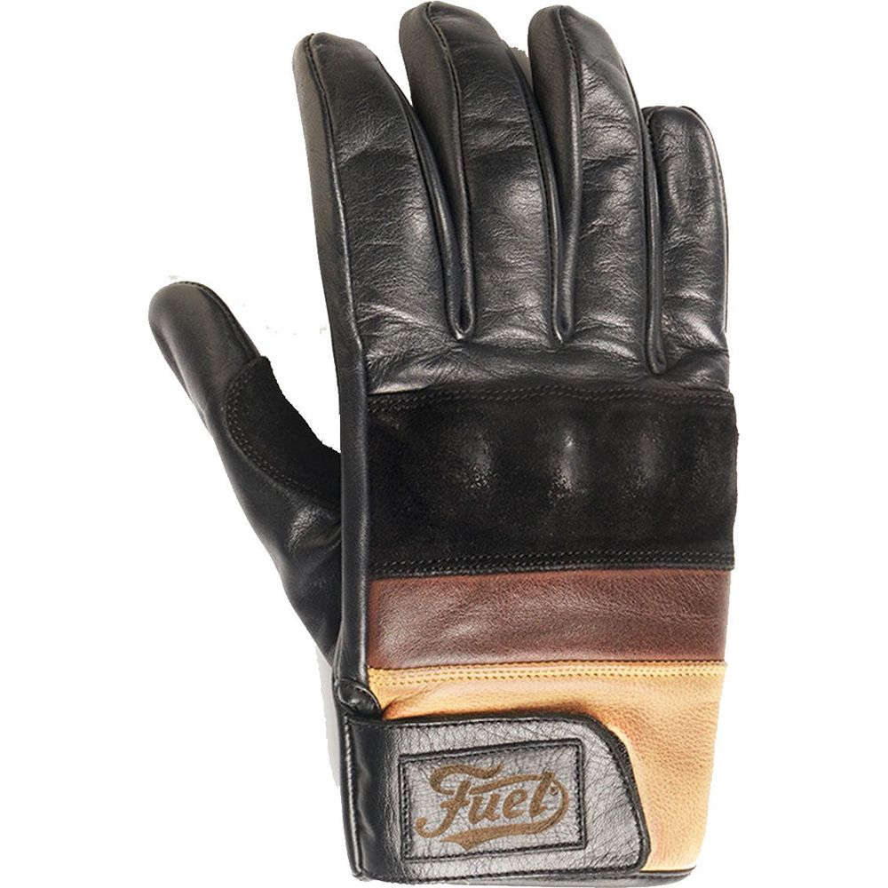 Fuel Triple Crown Leather Gloves Black