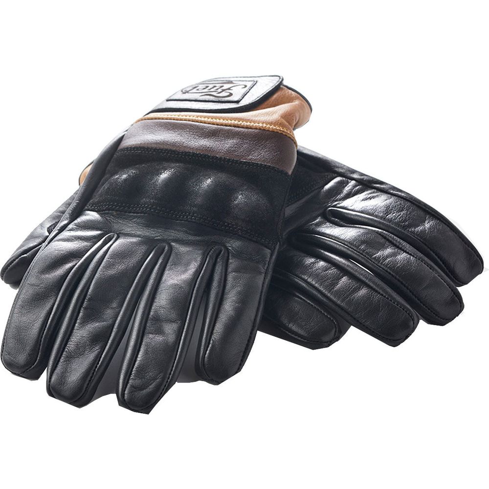 Fuel Triple Crown Leather Gloves Black