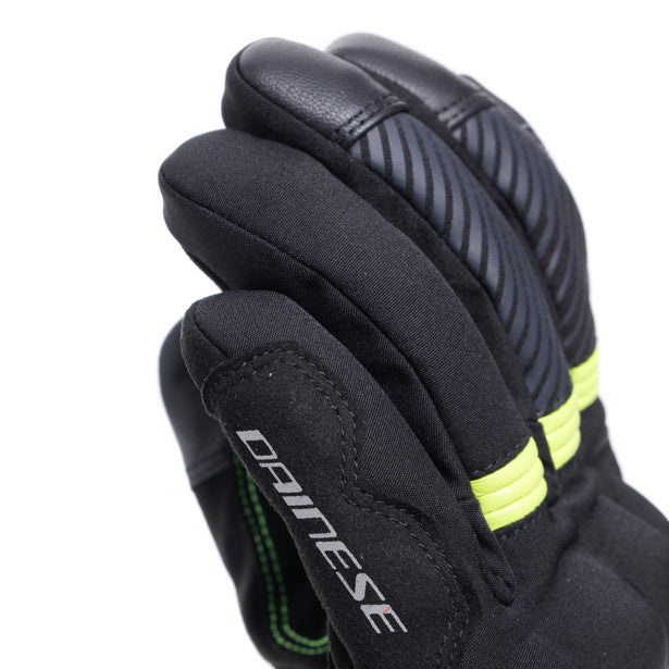 Dainese Fulmine D-Dry Gloves Black / Fluo Yellow / Dark Grey