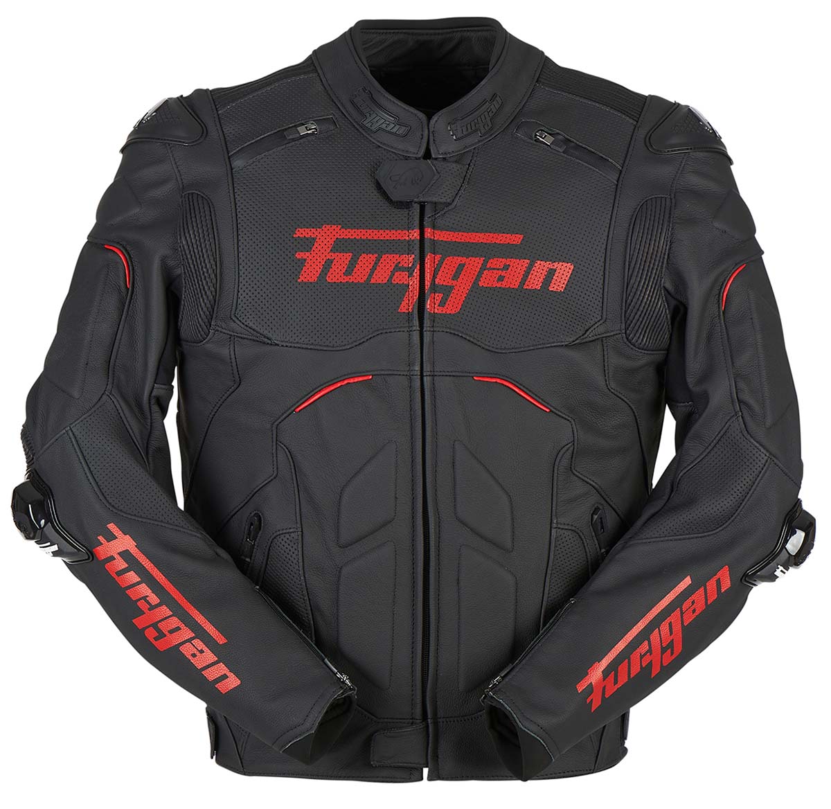 Furygan Raptor Evo Leather Jacket Black / Red