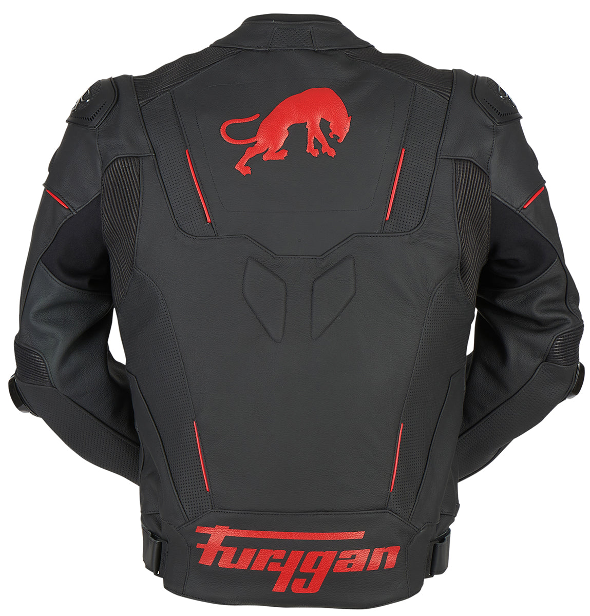 Furygan Raptor Evo Leather Jacket Black / Red