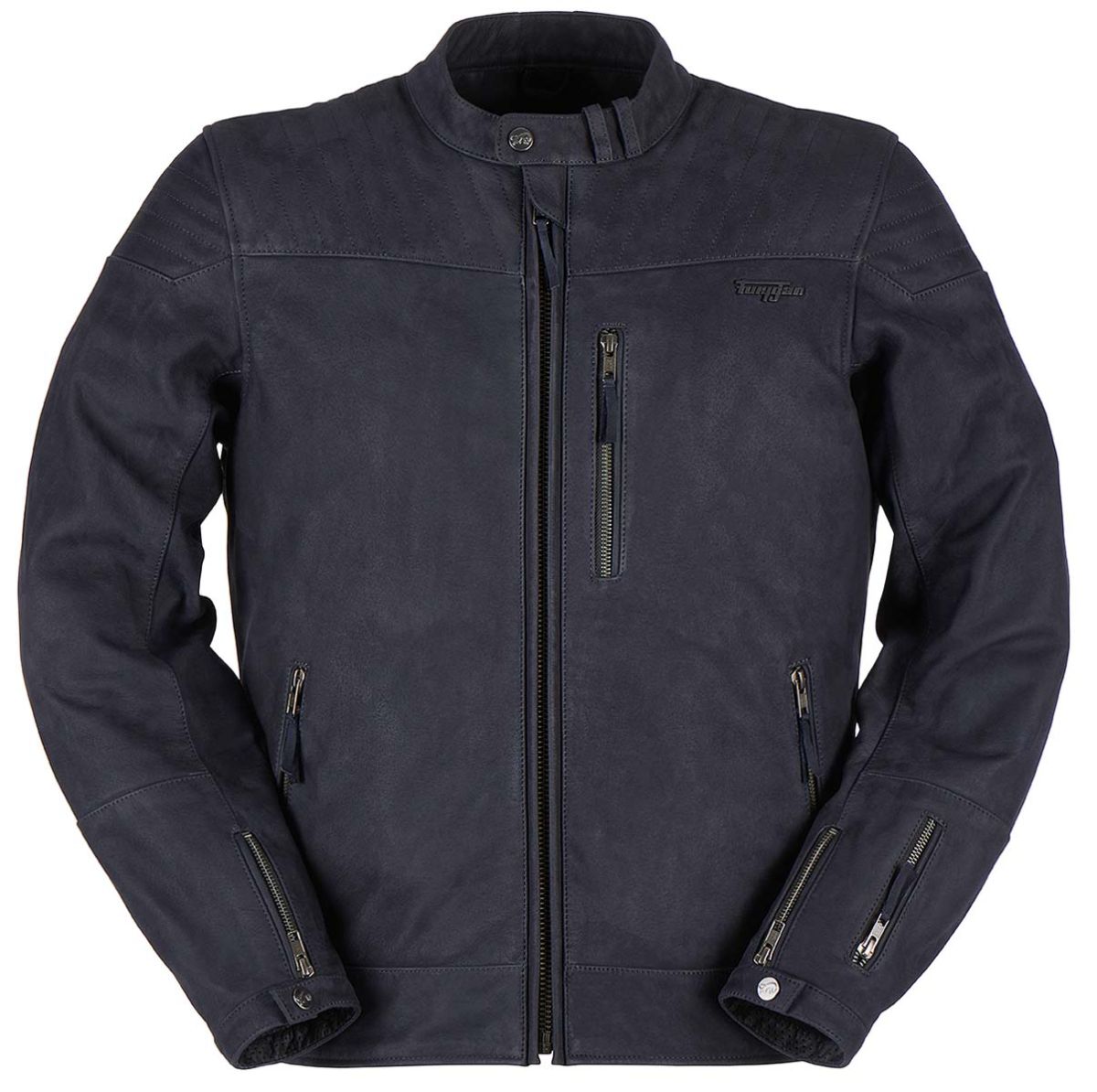 Furygan Clint Evo Leather Jacket Blue