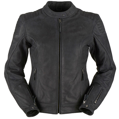 Furygan Debbie Ladies Leather Jacket Black