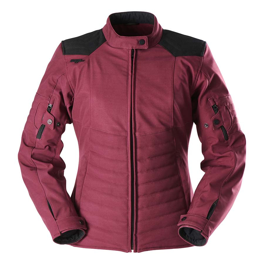 Furygan ICE Track Ladies Textile Jacket Burgundy / Black