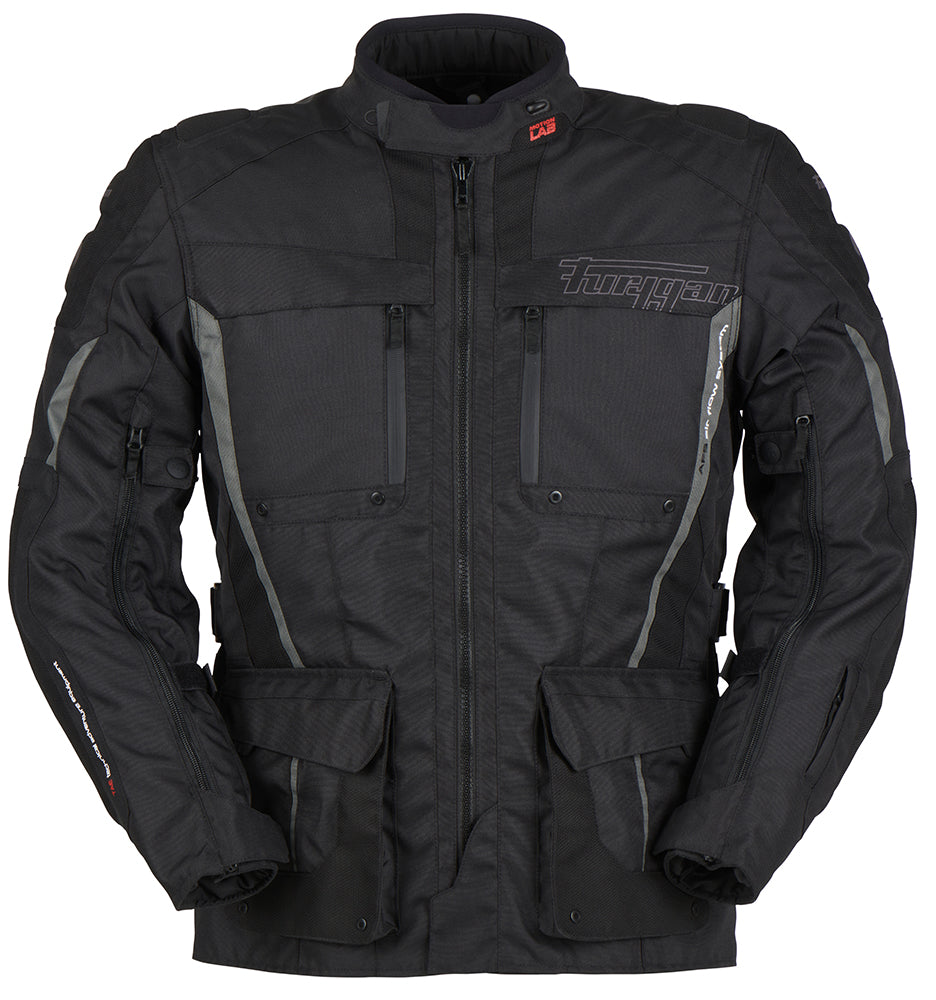 Furygan Brevent 3-In-1 Textile Jacket Black / Grey