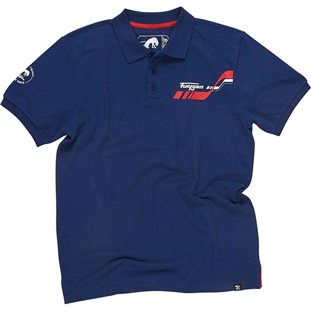 Furygan X Wings Polo T-Shirt Blue