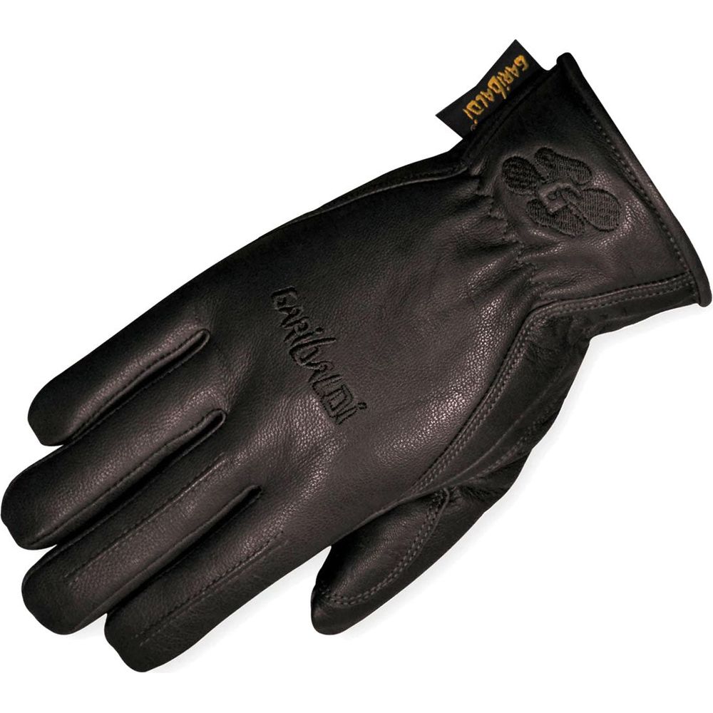 Garibaldi Campus Vintage Leather Gloves Black