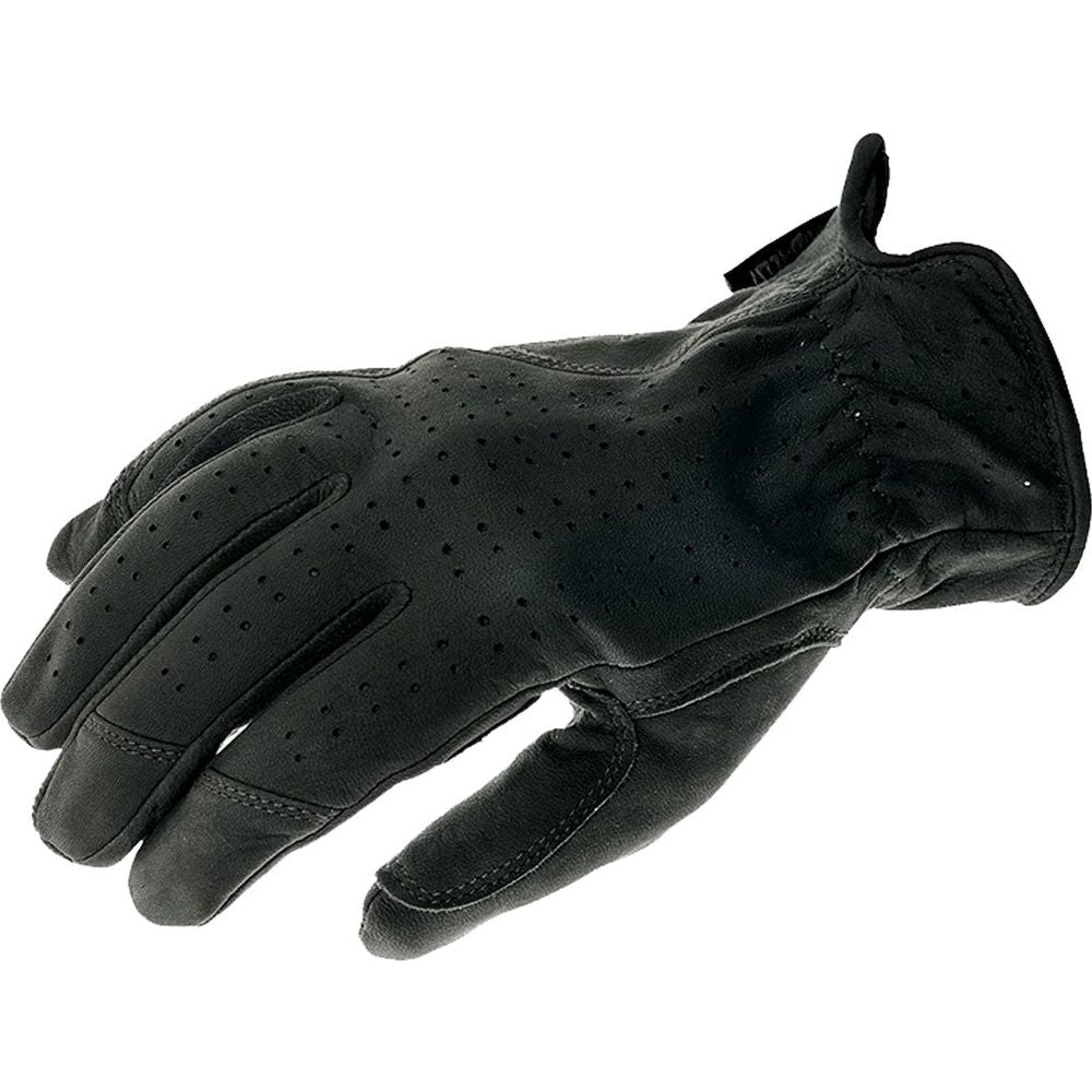 Garibaldi Veneto Vintage Leather Gloves Black