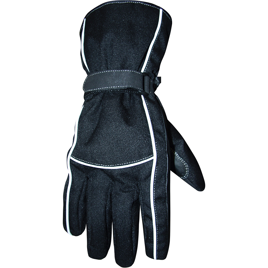 Bike It Polar Black Thermal Gloves Black