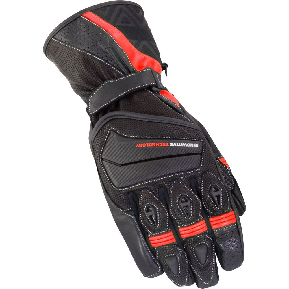 Bike It Spyder Summer Road Gloves Black / Red