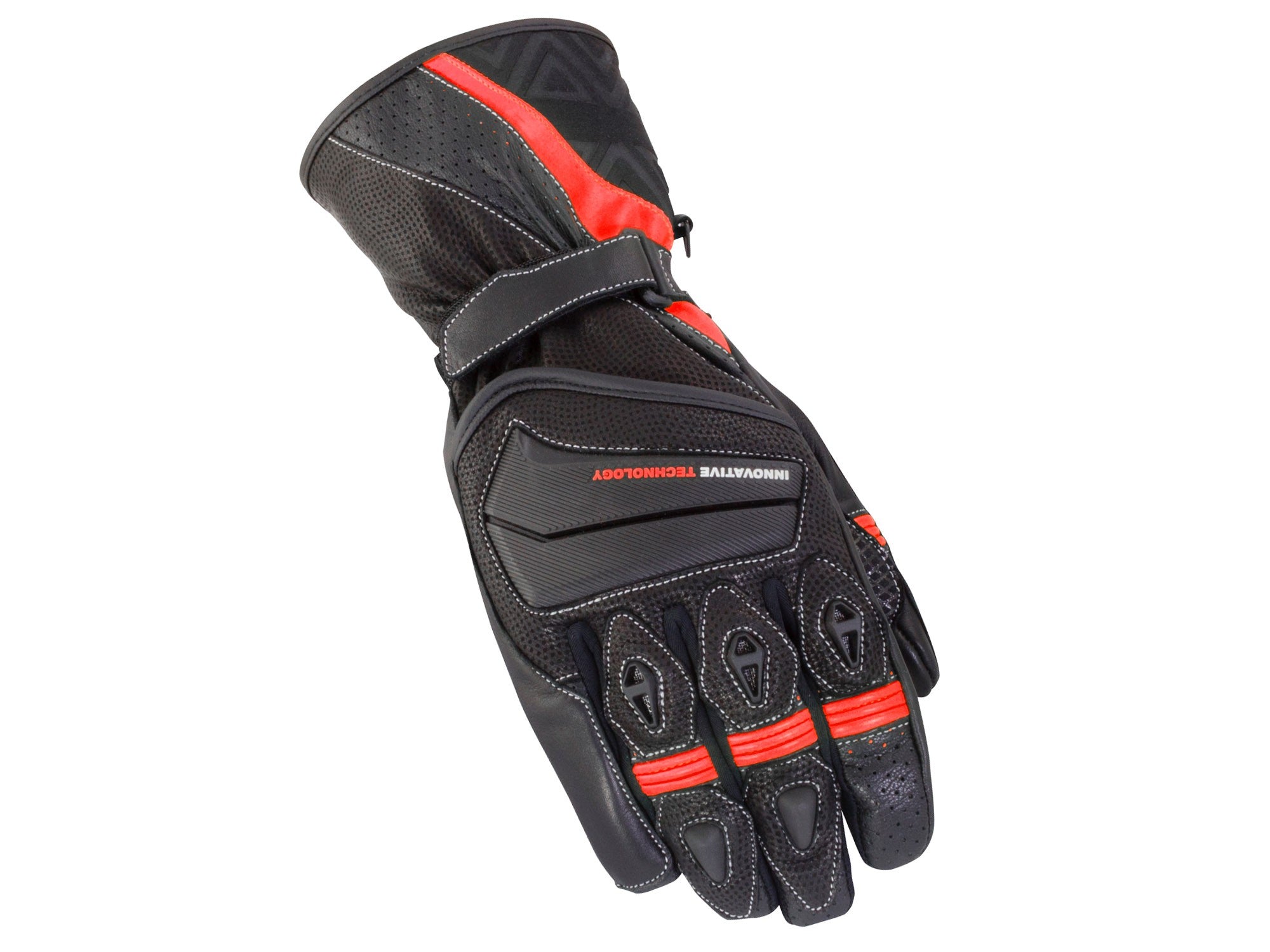 Bike It Spyder Summer Road Gloves Black / Red  - FREE UK Delivery - Moto Central