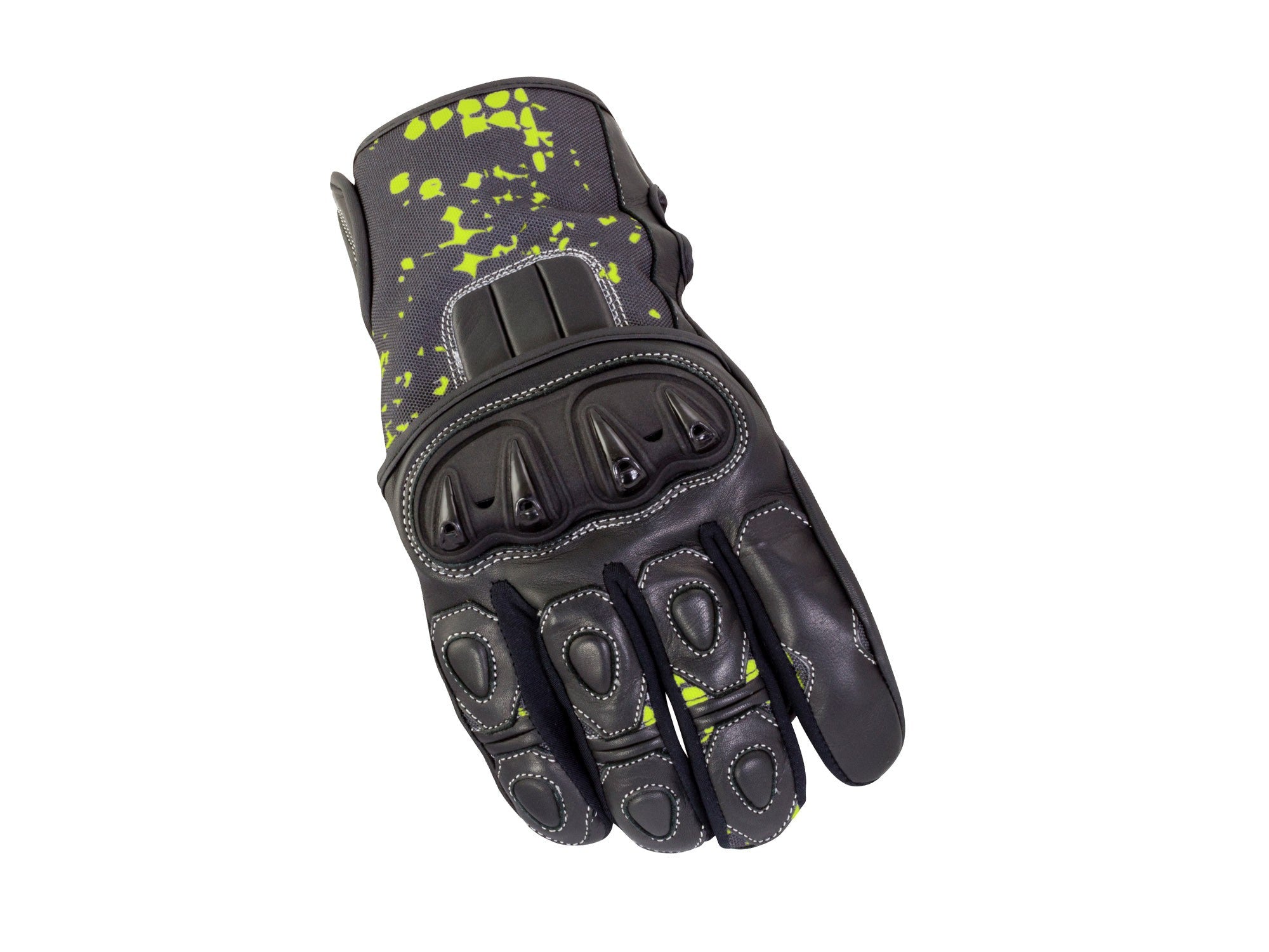 Bike It Revel Summer Short Gloves Black / Neon