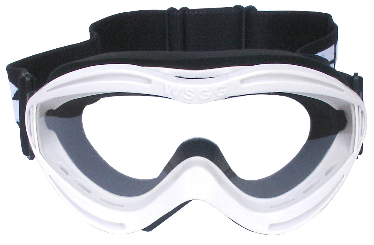 Bike It WSGG Kids White MX Goggles