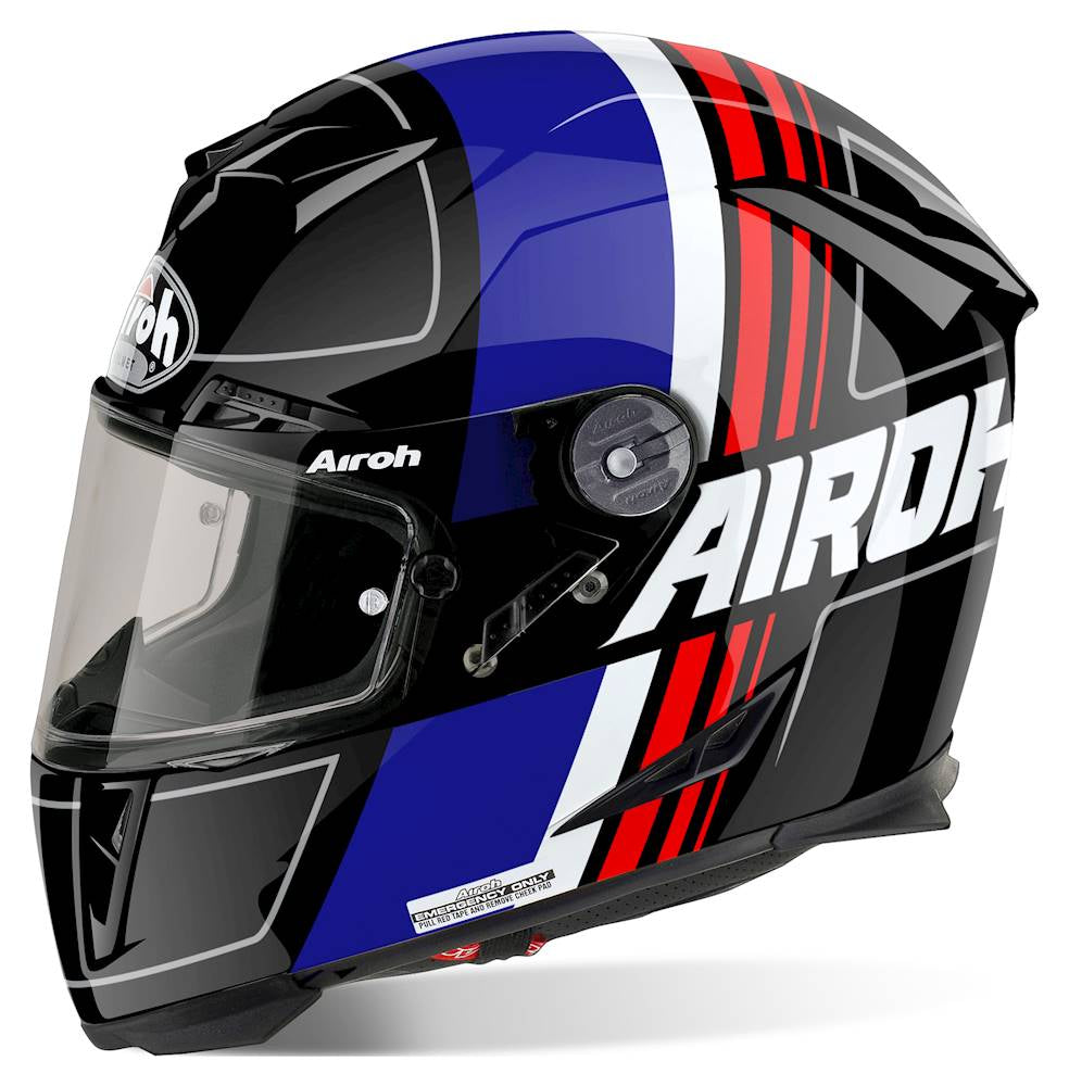 Airoh GP 500 Full Face Helmet Gloss Scrape Black