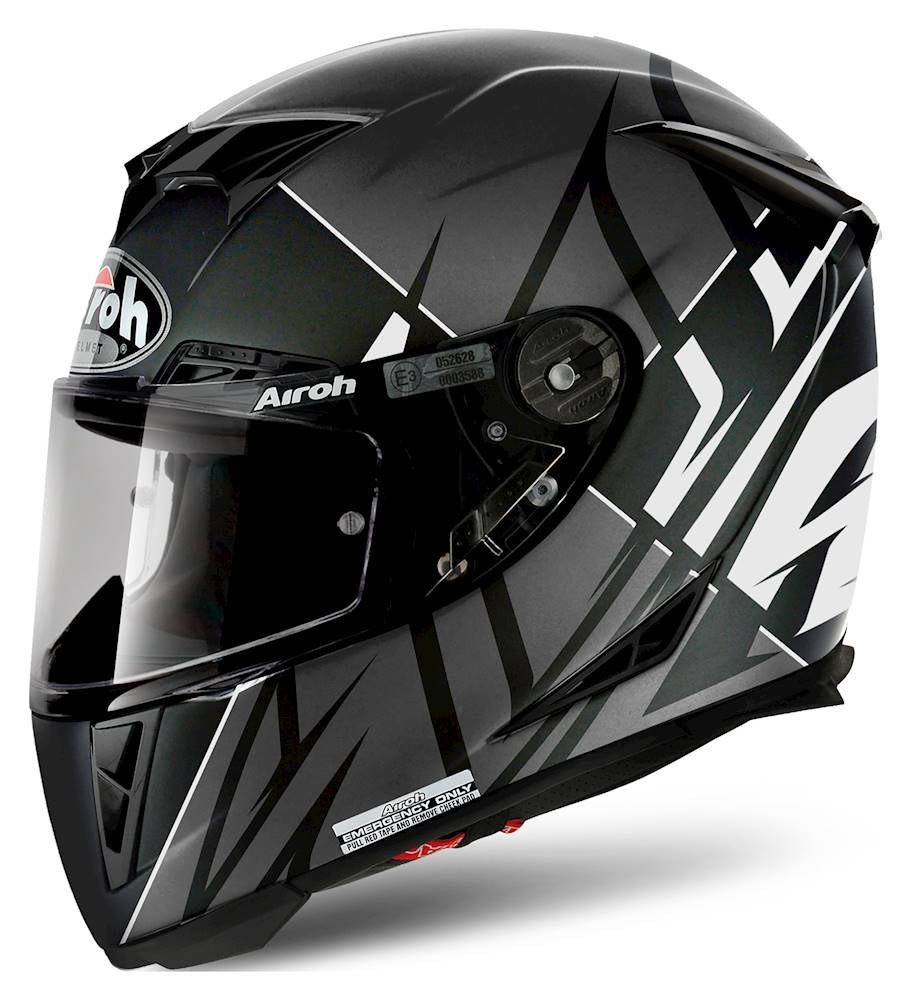 Airoh GP 500 Full Face Helmet Matt Sectors White