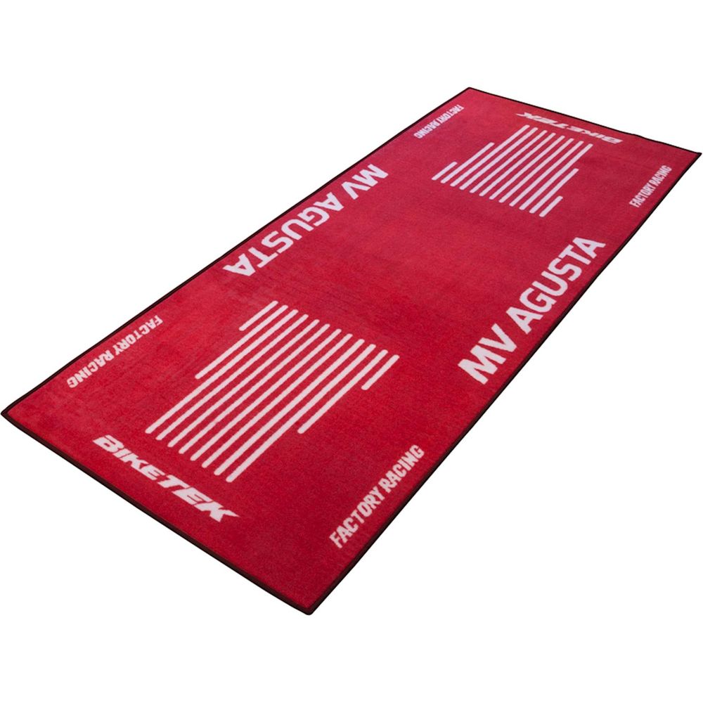 BikeTek Series 3 MV Agusta Logo Garage Mat Red