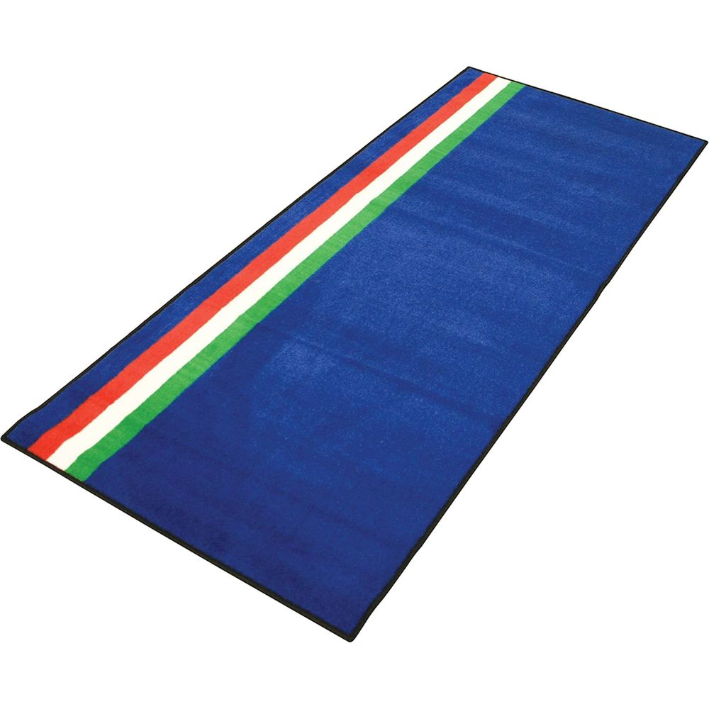 BikeTek Series 3 Italian Flag Garage Mat Blue