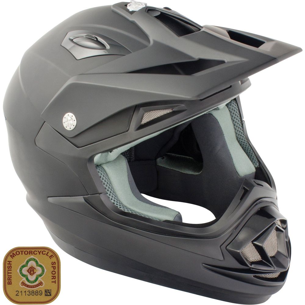 GSB XP-14B MX Off-Road Helmet Matt Plain Black