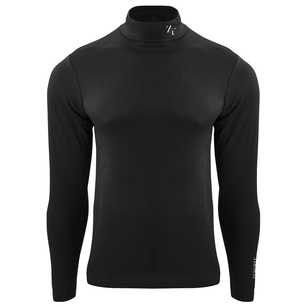 ZeroFit Move Heatrub Long Sleeves Base Layer T-Shirt Black - FREE UK Shipping, FREE 365 Day Returns | Moto Central