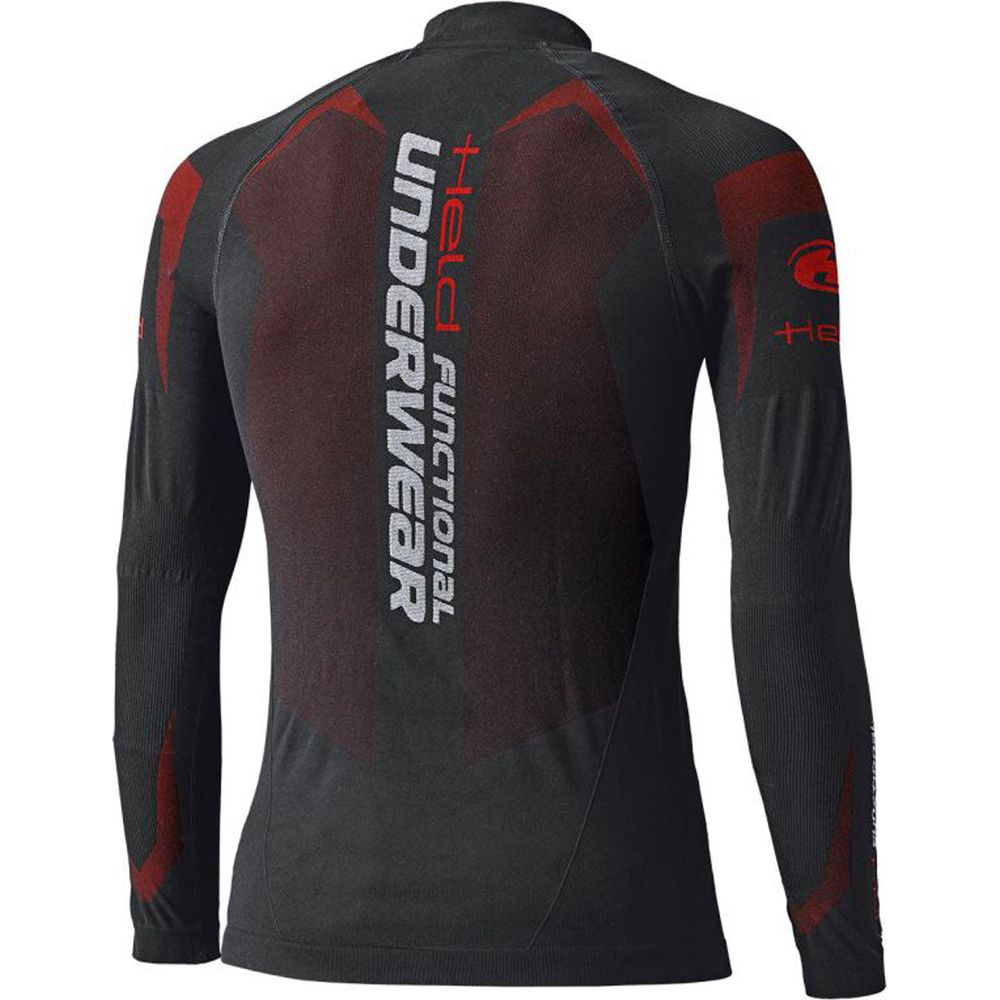 Held 3D-Skin Warm Top Base Layer Black / Red