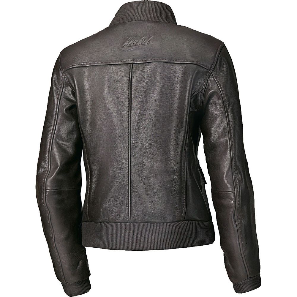 Held Barron Ladies Leather Jacket Brown  - FREE UK Delivery - Moto Central