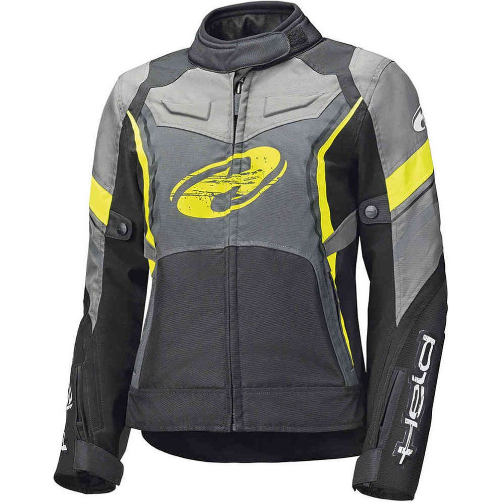 Held Baxley Top Ladies Textile Jacket Black / Fluo Yellow