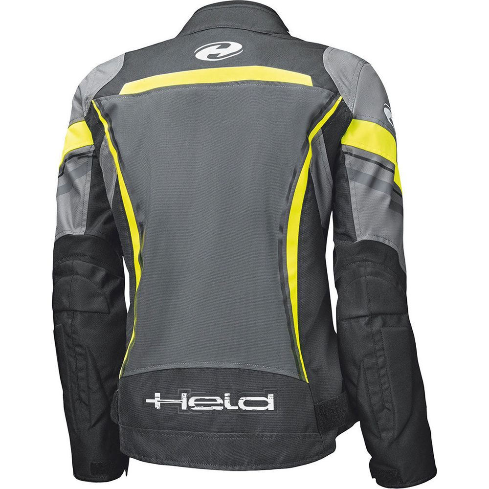 Held Baxley Top Ladies Textile Jacket Black / Fluo Yellow