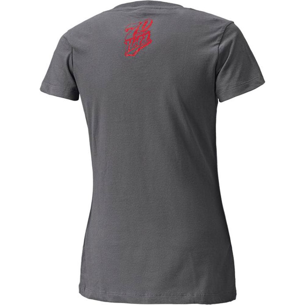 Held Be Heroic Ladies T-Shirt Grey / Red