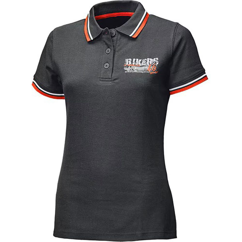 Held Bikers Polo Ladies T-Shirt Black / Red