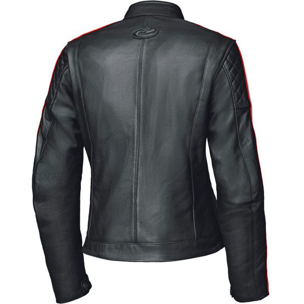 Held Brixham Ladies Leather Jacket Black / Red - FREE UK Shipping, FREE 365 Day Returns | Moto Central