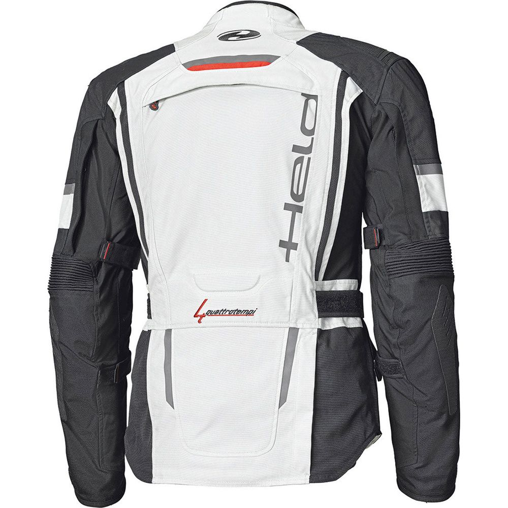 Held Carese Evo Gore-Tex Jacket Grey / Red - FREE UK Shipping, FREE 365 Day Returns | Moto Central