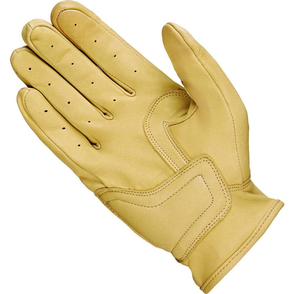 Held Classic Rider Leather Gloves Beige - FREE UK Shipping, FREE 365 Day Returns | Moto Central