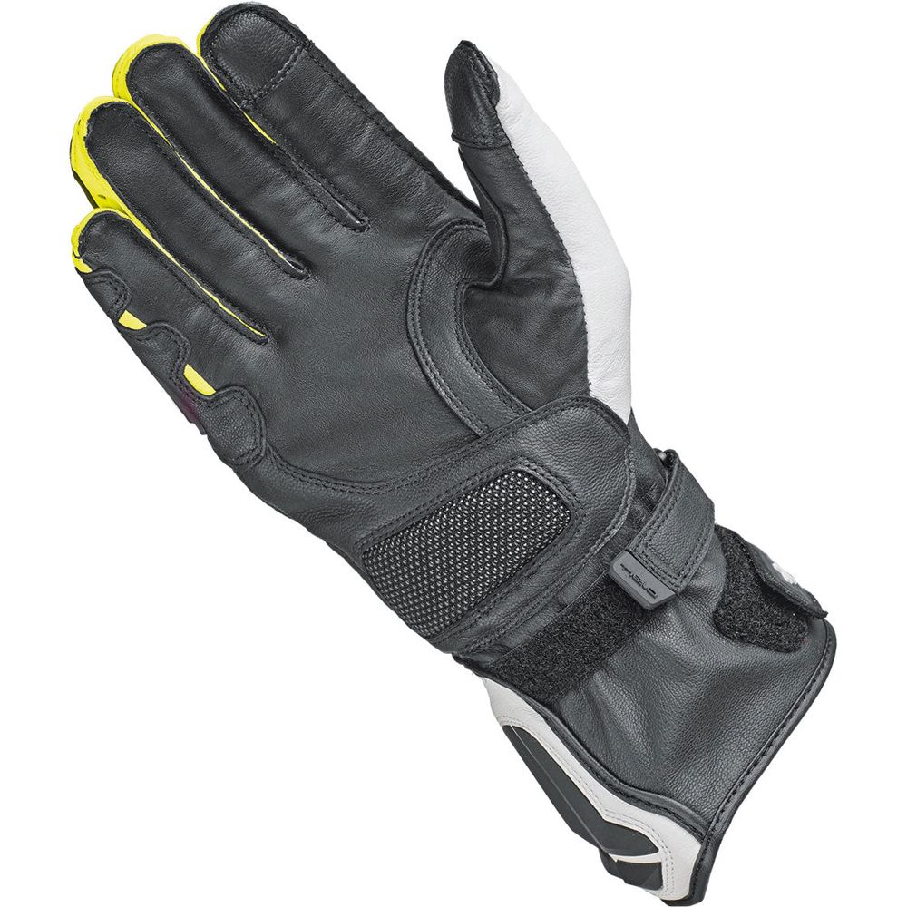 Held Evo-Thrux 2 Leather Gloves Black / Fluo Yellow - FREE UK Shipping, FREE 365 Day Returns | Moto Central