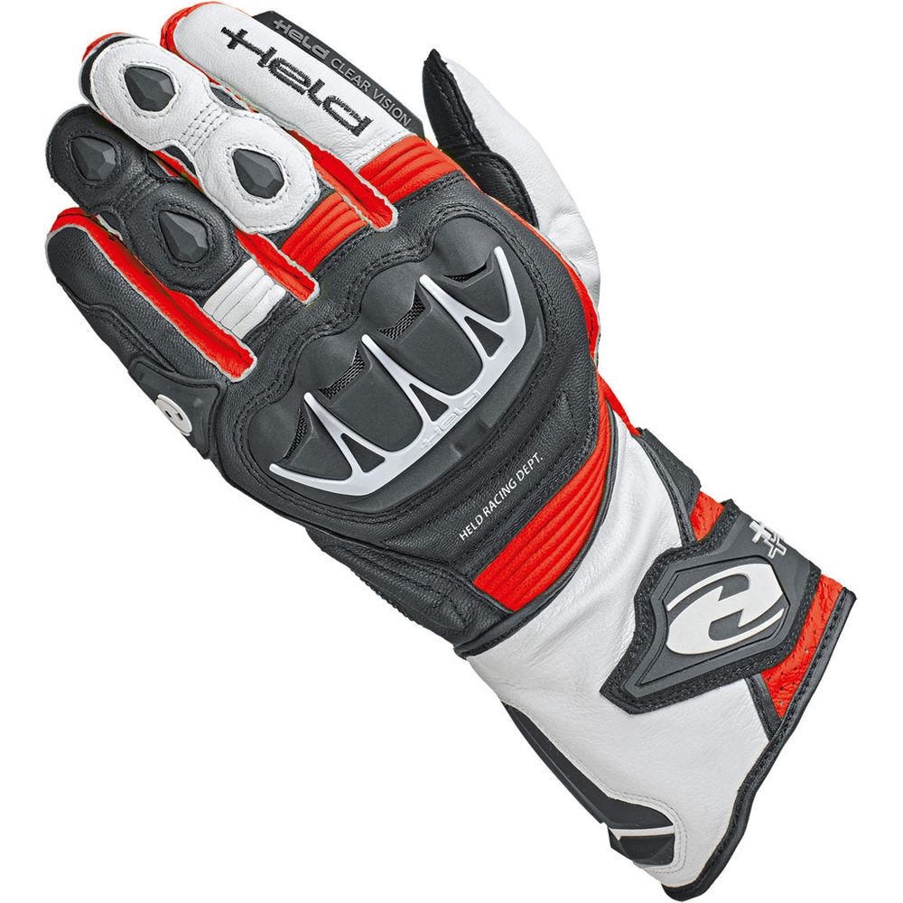 Held Evo-Thrux 2 Leather Gloves Black / Red