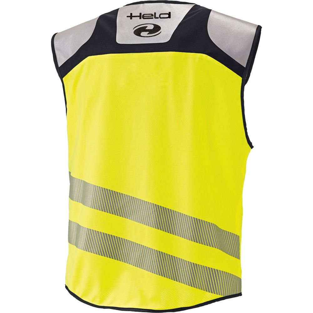 Held Flashlight 2 Reflective Vest Black / Fluo Yellow  - FREE UK Shipping, FREE 365 Day Returns | Moto Central