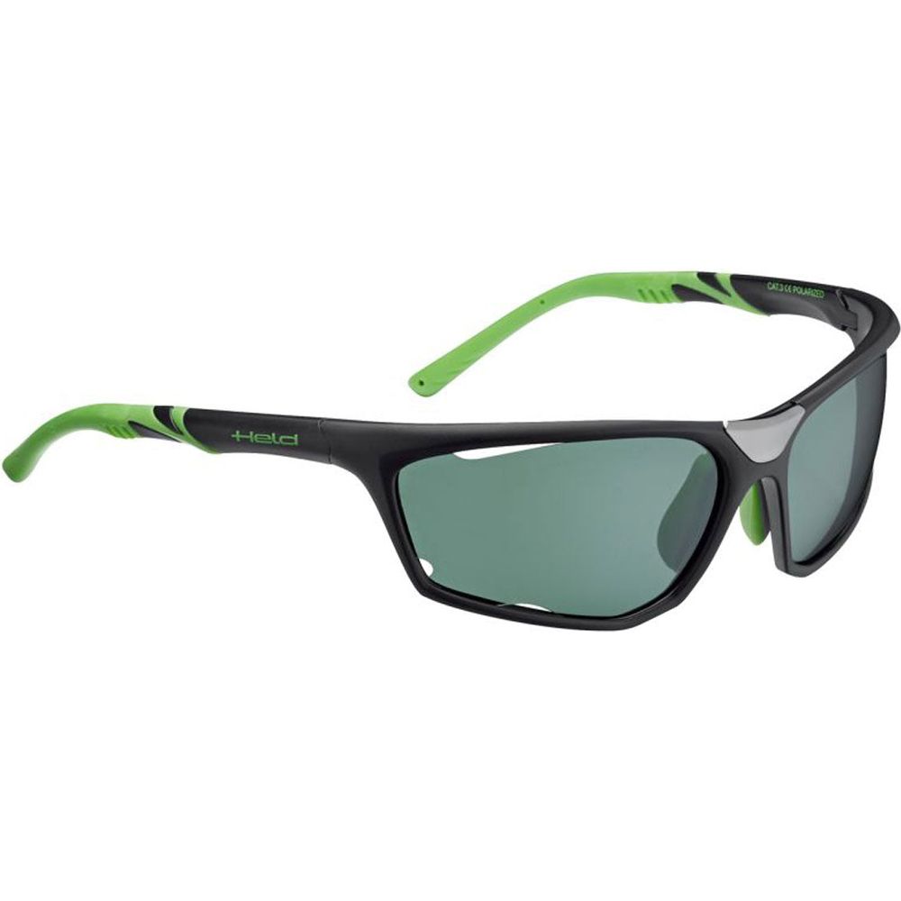 Held Flexible Contoured Arms Sunglasses Black / Green