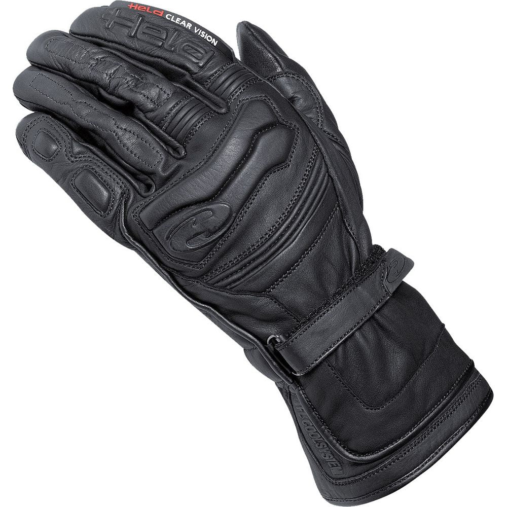 Held Fresco 2 Leather Gloves Black - FREE UK Shipping, FREE 365 Day Returns | Moto Central