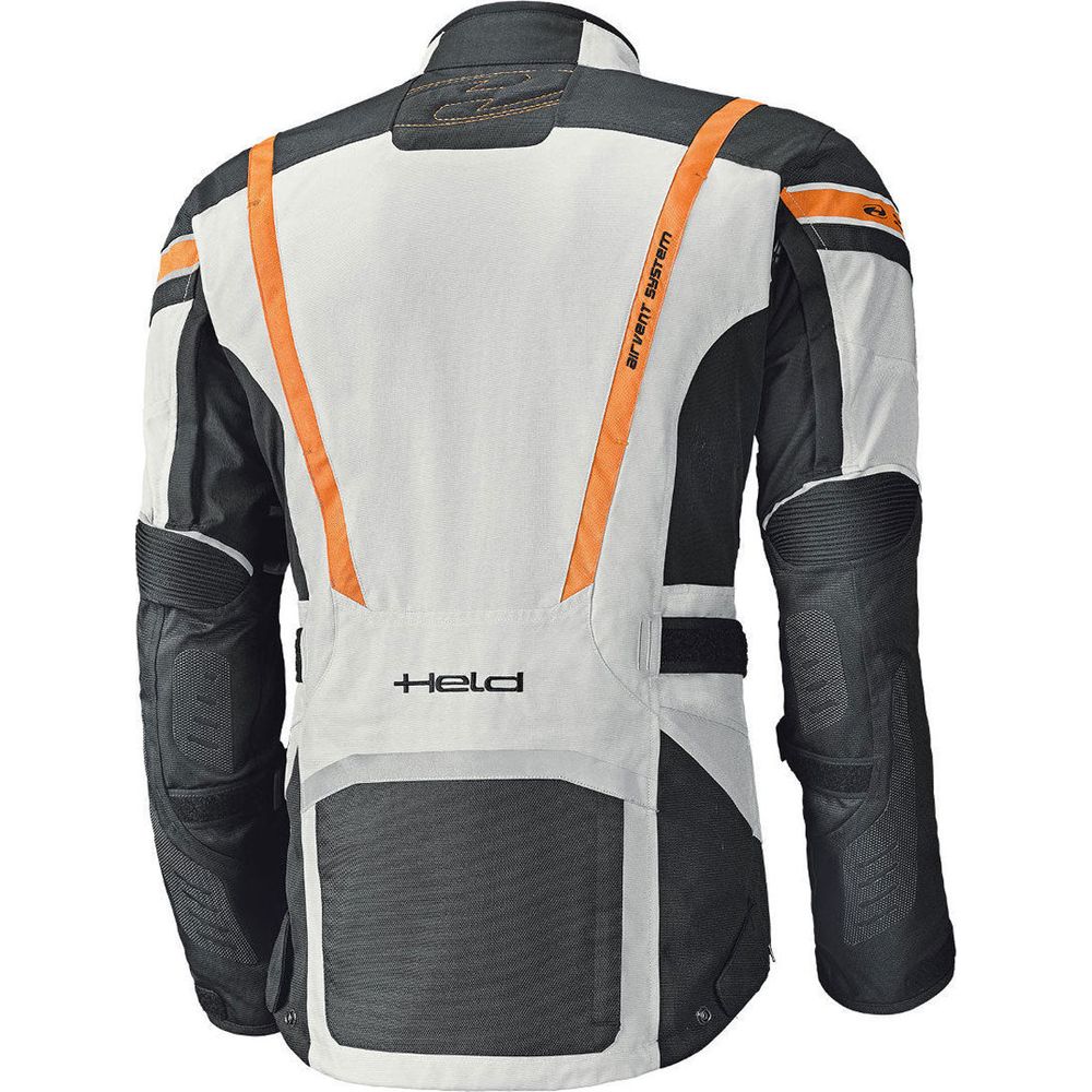 Held Hakuna 2 Textile Jacket Grey / Orange - FREE UK Shipping, FREE 365 Day Returns | Moto Central