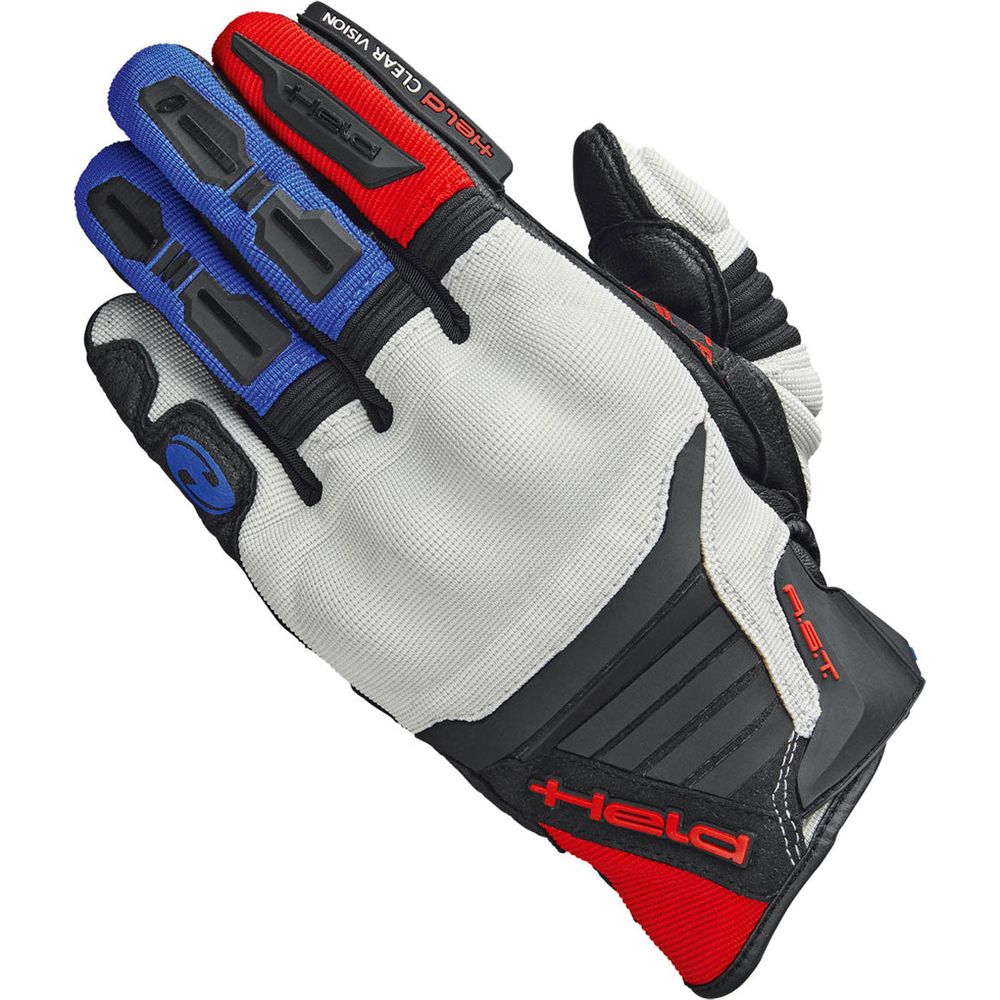 Held Hamada Leather Gloves Red / Blue