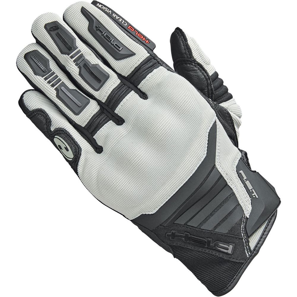 Held Hamada Leather Gloves Grey / Black