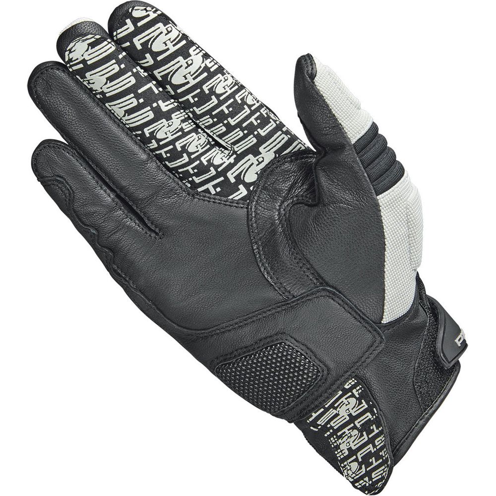 Held Hamada Leather Gloves Grey / Black - FREE UK Shipping, FREE 365 Day Returns | Moto Central