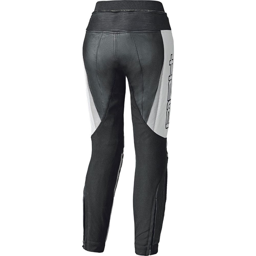 Held Lane 2 Ladies Leather Trouser Black / White  - FREE UK Delivery - Moto Central