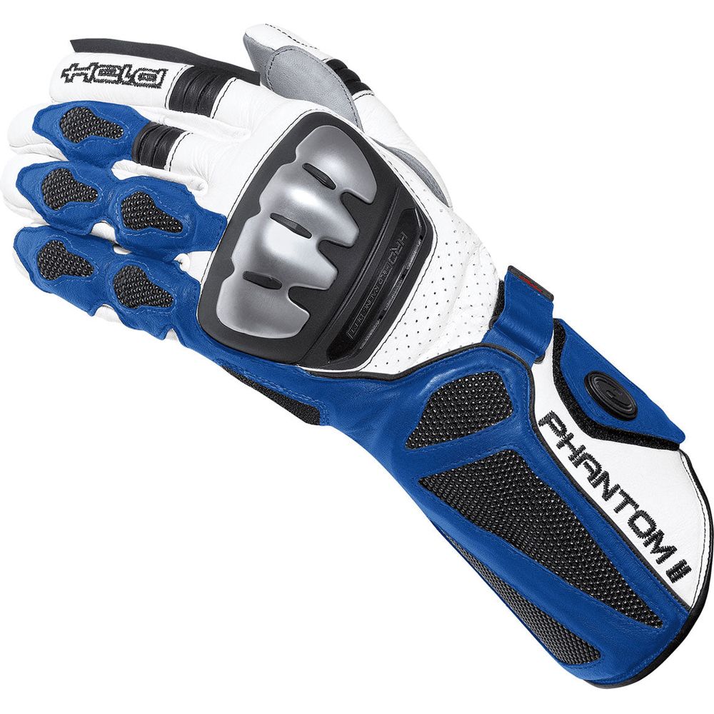 Held Phantom 2 Leather Gloves White / Blue