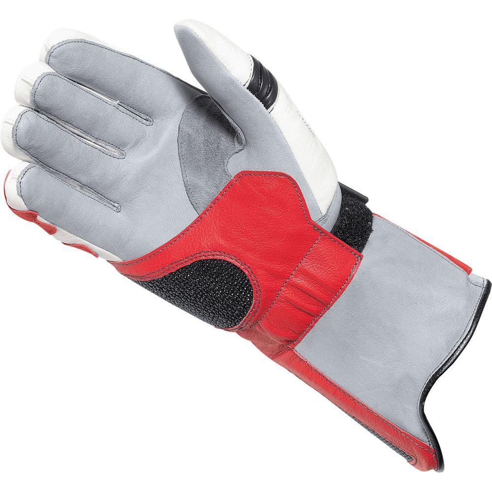 Held Phantom 2 Leather Gloves White / Red - FREE UK Shipping, FREE 365 Day Returns | Moto Central