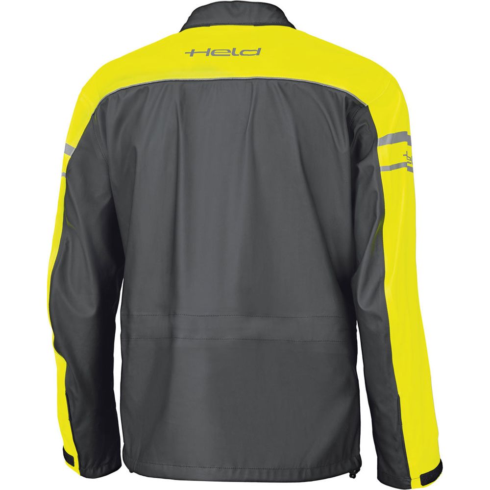 Held Rainstretch Top Over Jacket Black / Fluo Yellow  - FREE UK Shipping, FREE 365 Day Returns | Moto Central