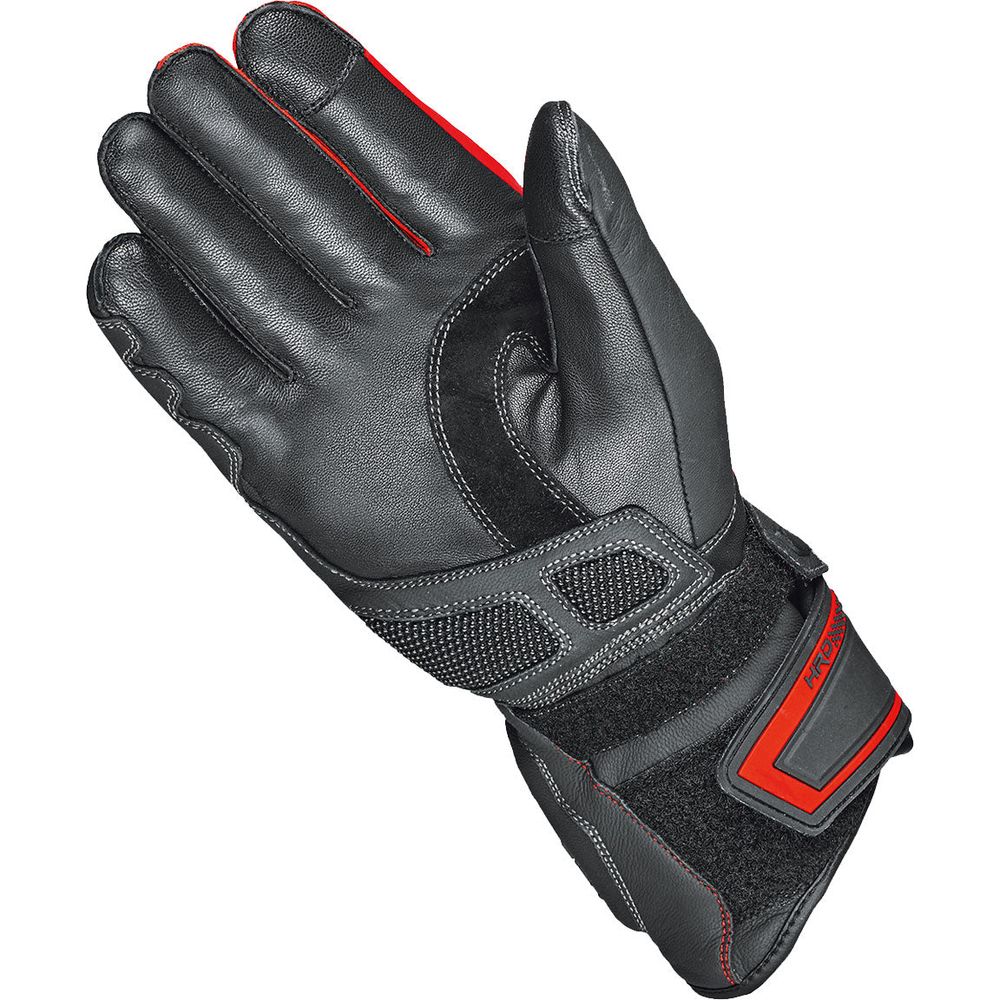 Held Revel 3.0 Leather Gloves Black / Red  - FREE UK Delivery - Moto Central