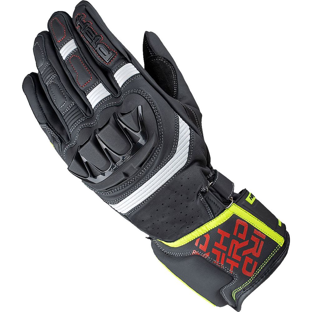 Held Revel 3.0 Leather Gloves Black / White / Red