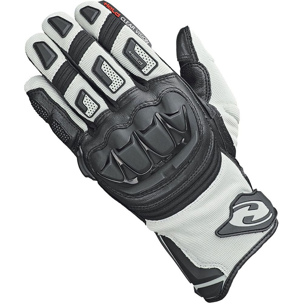 Held Sambia Pro Textile Gloves Grey / Black - FREE UK Shipping, FREE 365 Day Returns | Moto Central