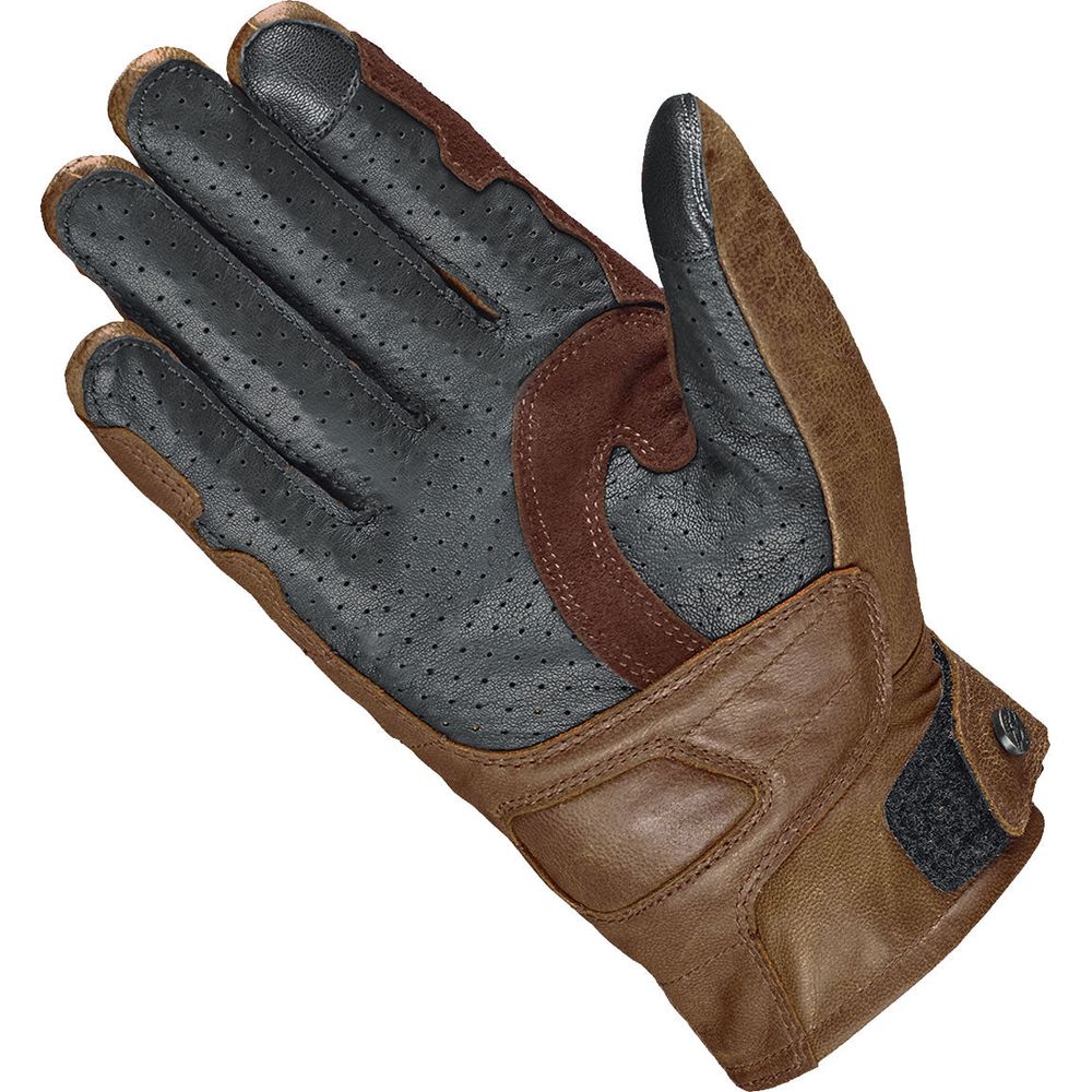 Held Sanford Leather Gloves Brown - FREE UK Shipping, FREE 365 Day Returns | Moto Central