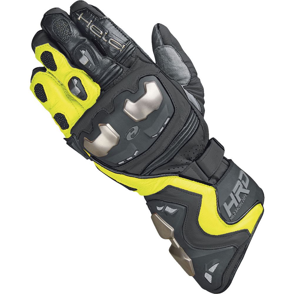 Held Titan RR Leather Gloves Black / Fluo Yellow